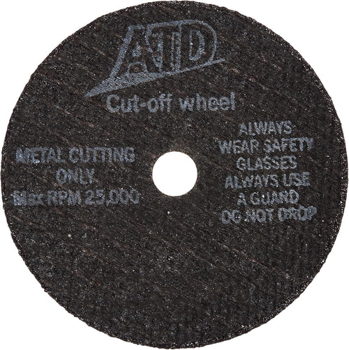 ATD Tools 8289 1/16"X3" Cutoff Wheel-5pk