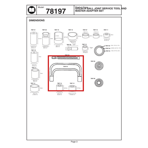 Astro Pneumatic 78197-01 C-Frame for 78197 Goliath Ball Joint Press