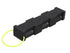 AME International 15210 Hybrid Crib 4x4x18 Black Cribbing Block - angle view showing interlocking channel design