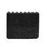 AME International 15210 Hybrid Crib 4x4x18 Black Cribbing Block - end view showing aggressive non-slip surface texture