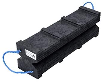 AME International 15230 Super Stacker Cribbing Block 6" x 7" x 24" Black - MPR Tools & Equipment