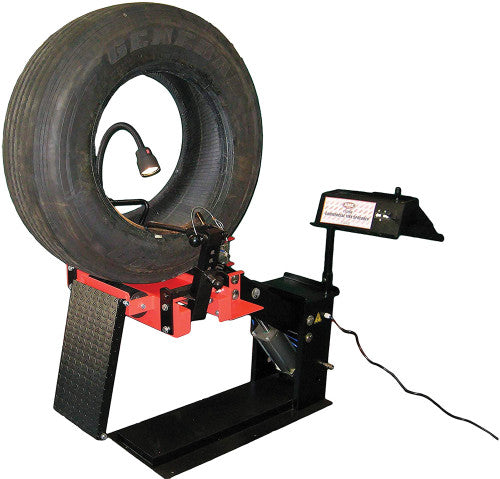 AME International 73200 AUTOMATIC TRUCK TIRE SPREADER WITH AIR LIFT, MAX. TIRE WIDTH: 13.75", MAX. TIRE DIAM.: 47" - MPR Tools & Equipment