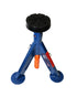 AME International 14361 TitanPro 4-Ton Jack Stand angled top-down view showing triangular base and rubber pad
