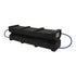 AME International 15230 Super Crib 6x7x24 Black Cribbing Block angled view with blue carrying lanyard