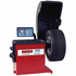 Coats 6450 Heavy Duty Wheel Balancer 8K64502DKT3P with laser guided operation and 1.5 HP direct drive, red cabinet with digital display panel and large truck tire mounted