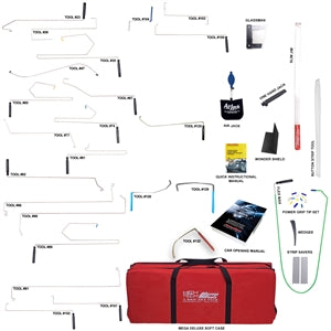Access Tools AMSC Super Combo Complete Set with in-the-door tools, air jack, wonder shield, car opening manual, and mega deluxe soft case