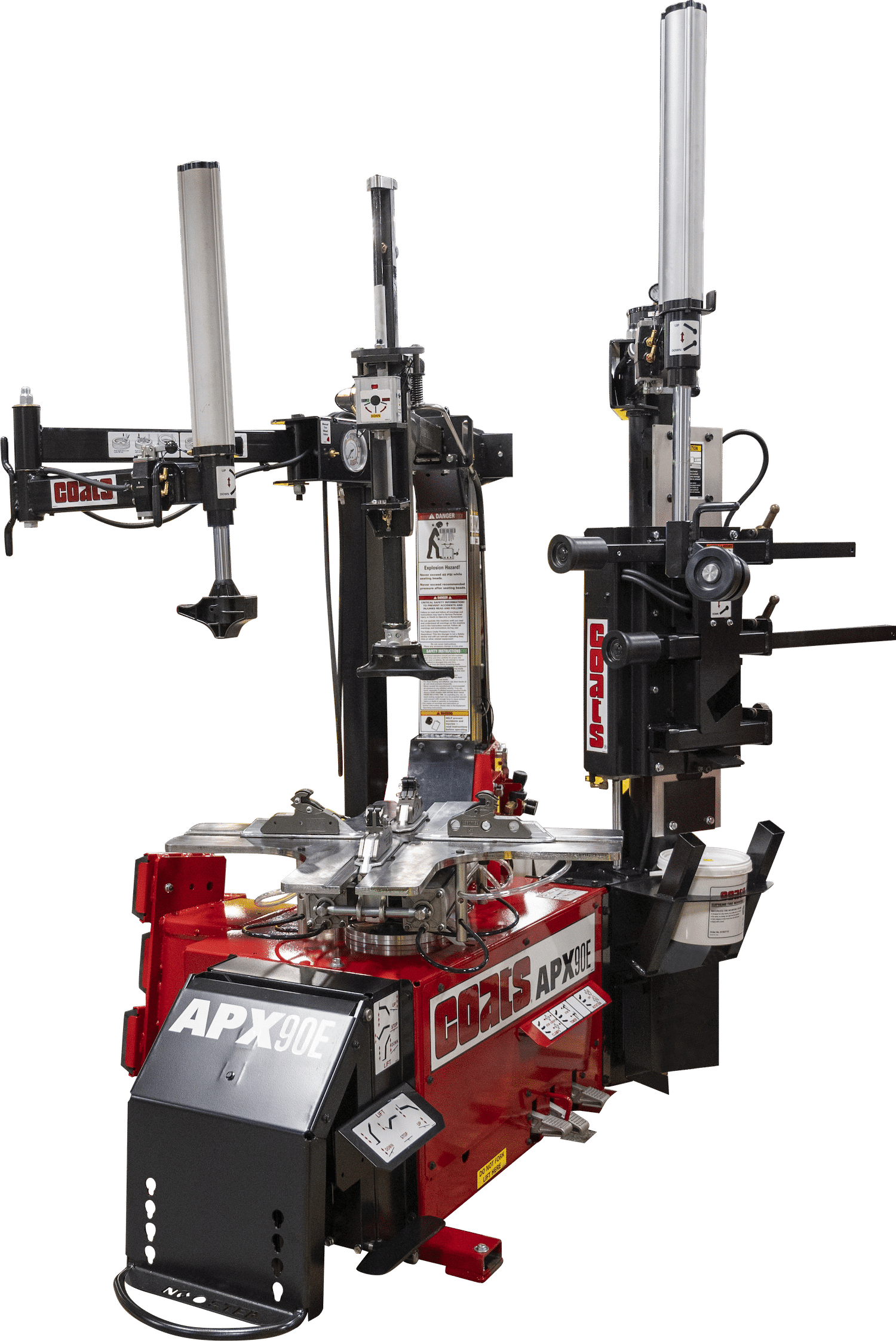 Coats APX90E Rim Clamp Tire Changer full unit hero view