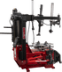Coats APX90E Rim Clamp Tire Changer side view showing tower and rim clamp assembly