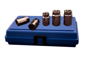 Assenmacher Specialty Tools 201-7 5-Piece Metric Stud Remover/Installer Set with blue carrying case