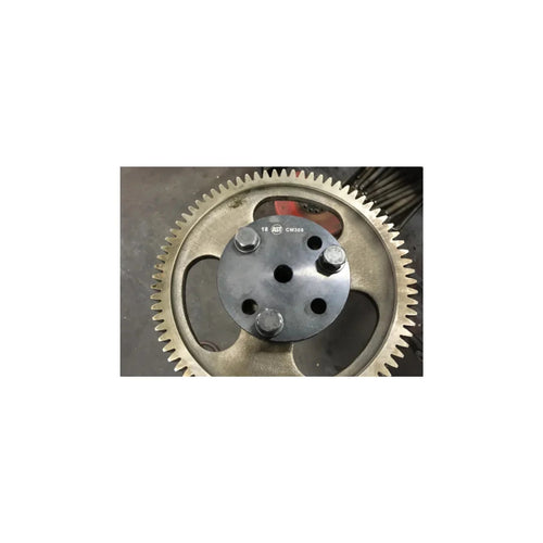 Assenmacher CM369 Gear Puller installed on Cummins ISX cam gear in use