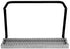 ATD Tools ATD-10310 Heavy-Duty Truck Tire Step with textured alloy steel platform and black handle bar, 400 lb capacity, 28 inch wide