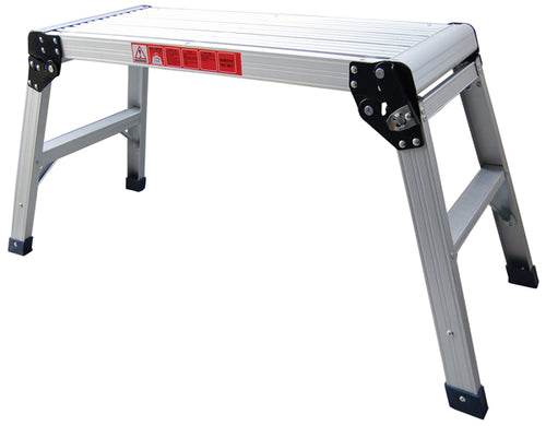 ATD Tools 10325 Heavy-Duty Folding Aluminum Platform, 19-1/2 in tall, 330 lb capacity, non-slip surface