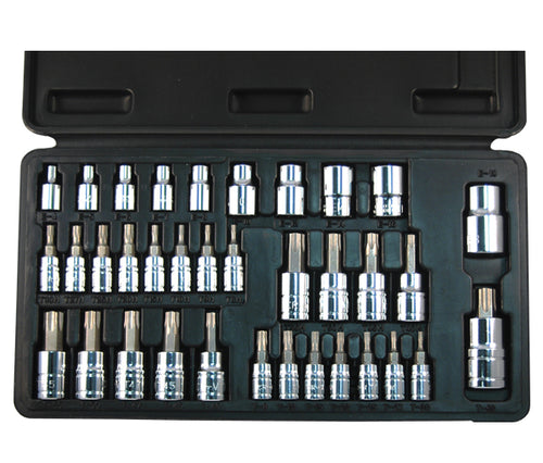 ATD Tools ATD-125 35 Pc. Star Bit Socket Set - Complete set organized in blow-molded case