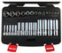 ATD Tools ATD-13779 28Pc External Star Socket Set - sockets organized in black carrying case with red latches