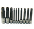ATD Tools 13781 10Pc Extra Long Triple Square Spline Bit Socket Set, 10 pieces laid out