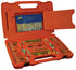 ATD Tools ATD-277 117 Pc. Tap and Die Set with Drill Bits open storage case