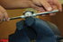 ATD Tools ATD-277 adjustable handle tap wrench in use on bench vise