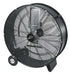 ATD Tools ATD-30336A 36-Inch Direct Drive Drum Fan with black powder coat finish and rubber wheels