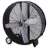 ATD Tools ATD-30342A 42-Inch Belt Drive Drum Fan with aluminum 4-blade design and rubber wheels