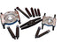 ATD Tools 3056 5-Ton Bar-Type Puller/Bearing Separator Set components laid out including 2 bearing separators and hex push-puller legs