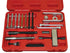 ATD Tools ATD-3059 Deluxe Steering Wheel Remover and Steering Column Service Tool Set in red carrying case