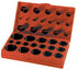 ATD Tools ATD-3601 419pc Metric Universal O-Ring Assortment in red molded storage case with black rubber O-rings of various sizes