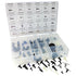 ATD Tools ATD-39352 120 Pc. Master Ford Retainer Assortment in plastic organizer case with variety of clips and retainers