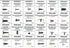 ATD Tools ATD-39352 Master Ford Retainer Assortment - detailed reference guide showing all 24 retainer types with part numbers and quantities