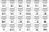 ATD Tools 39360 120 Pc. Master Hex Nut, U-Nut & Body Bolt Assortment detailed parts reference chart