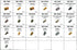 ATD Tools 39361 brake line fittings assortment reference chart showing all 19 fitting types with part numbers and quantities