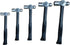 ATD Tools ATD-4035 5 Pc Ball Pein Hammer Set, 8 oz to 32 oz, drop forged steel heads with fiberglass handles