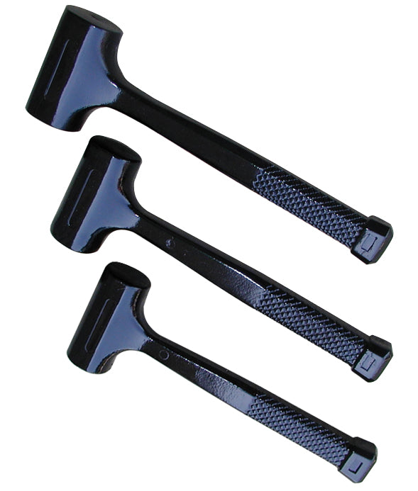 ATD Tools ATD-4082 3 Pc. Dead Blow Hammer Set - Black