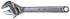 ATD Tools 418 18" Adjustable Wrench with 1-7/8" Opening - Polished Chrome Vanadium Steel