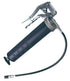 ATD Tools 5002 Pistol Grip Grease Gun assembled with 18-inch flexible hose and 4-jaw coupler