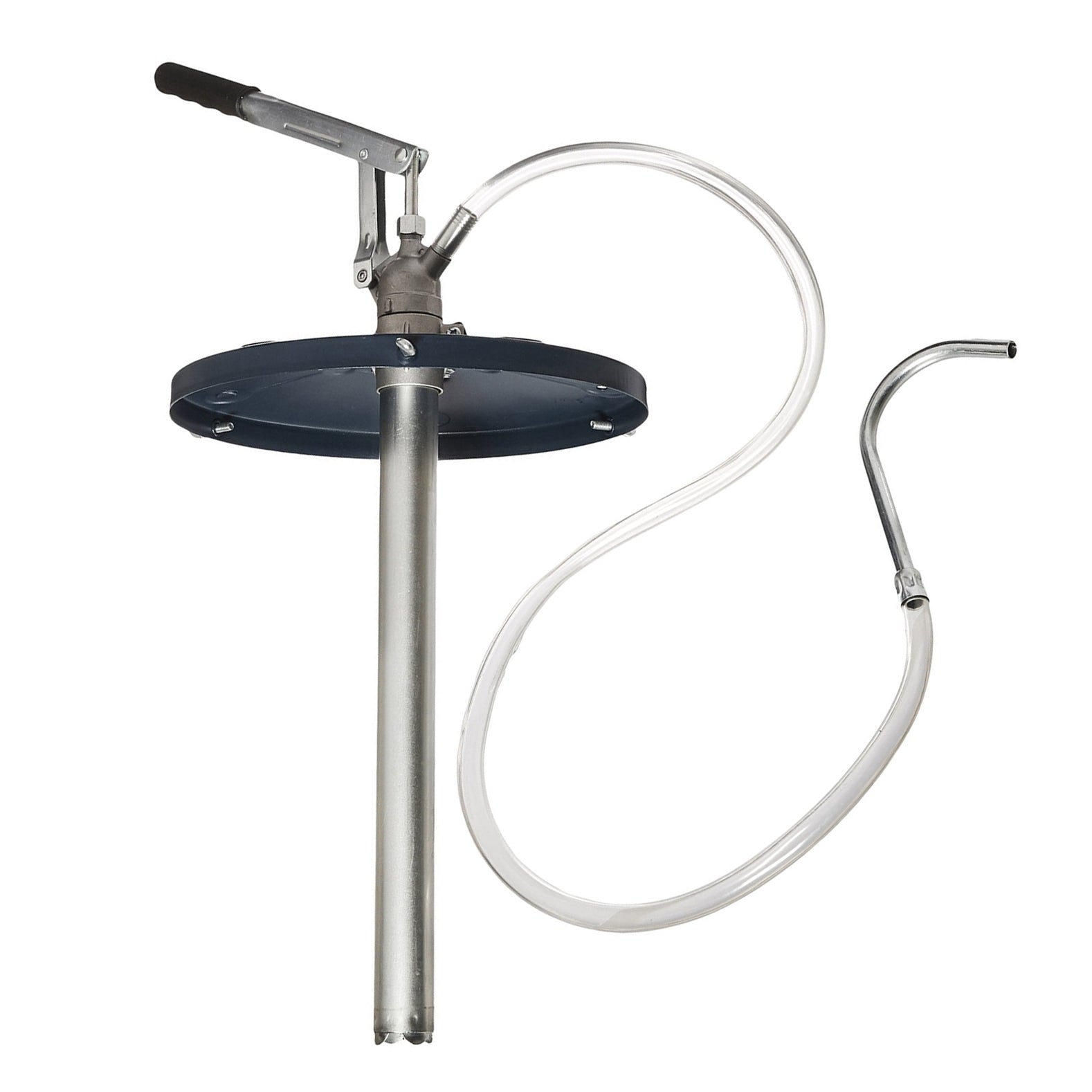 ATD Tools 5008 Lever Action Dispenser with drum cover, 18" pump, and 4 ft. PVC hose with nozzle