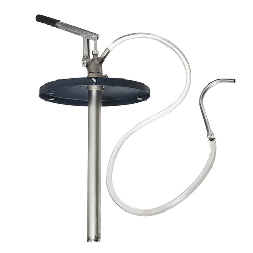 ATD Tools 5008 Lever Action Dispenser with drum cover, 18" pump, and 4 ft. PVC hose with nozzle