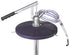 ATD Tools 5008 Lever Action Dispenser top view showing lever handle, die-cast pump head, and powder coated drum cover