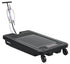 ATD Tools ATD-5197K 17 Gallon Low Profile Oil Drain with Electric Pump, black low-profile rolling drain pan with T-handle and discharge hose