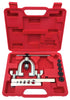 ATD Tools 5463 Double Flaring Tool Kit open red molded case with yoke, adapters, and bar