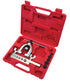 ATD Tools 5463 Double Flaring Tool Kit angled view of open red carrying case with tools