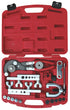 ATD Tools 5478 Master Flaring and Tubing Tool Set top-down view of open carrying case with all tools