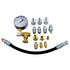 ATD Tools ATD-5556 Power Steering and Rack Tester kit with dual gauge, brass fittings, adapters, and hose