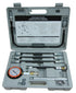 ATD Tools 5639 Super Compression Tester Kit with molded storage case, gauge, hose adapters, and accessories