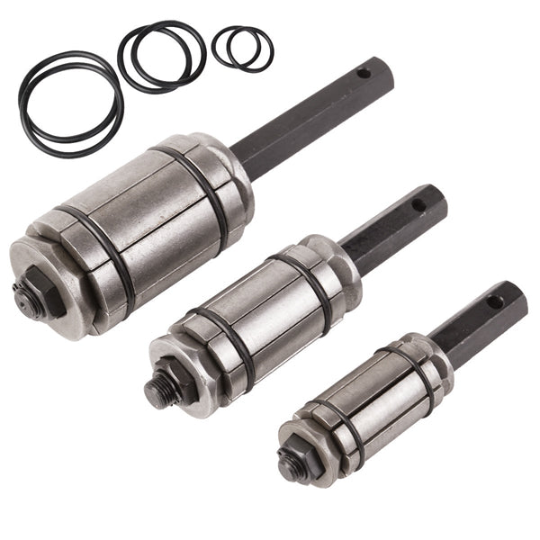 ATD Tools 5723 Tailpipe Expander Set - three drop-forged expanders with spare rubber O-rings