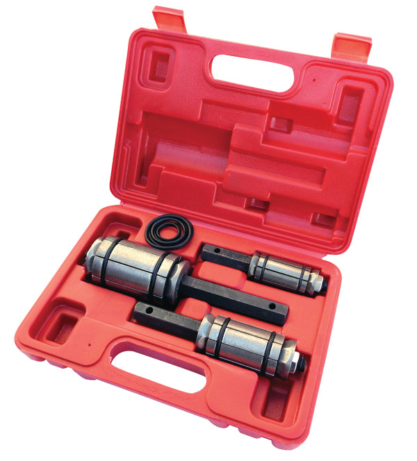 ATD Tools 5723 Tailpipe Expander Set stored in blow-molded carrying case