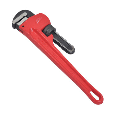 ATD Tools ATD-612 12-Inch Heavy-Duty Pipe Wrench with red ductile cast iron handle and drop forged steel jaw