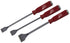 ATD Tools 63953 3 Pc. Gasket Scraper Set with red handles and alloy steel blades
