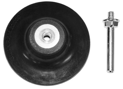 ATD Tools ATD-6601 2-Inch Type III Disc Holder with threaded mandrel spindle