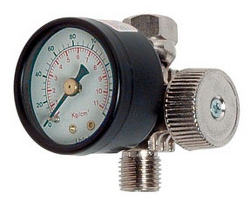 ATD Tools 6753 1/4" Air Regulator with Control Gauge - 0 to 160 PSI, 1/4" NPT Inlet and Outlet