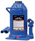 ATD Tools ATD-7386W 20-Ton Heavy-Duty Hydraulic Side Pump Bottle Jack, front view showing label and side pump handle